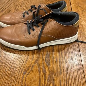 Aldo Brown and Black Oxfords Sleek Design